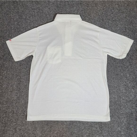 Vtg 80's State Farm Mens Golf Polo Shirt Size  XL White Logo Embroidered On Arm - Picture 2 of 11